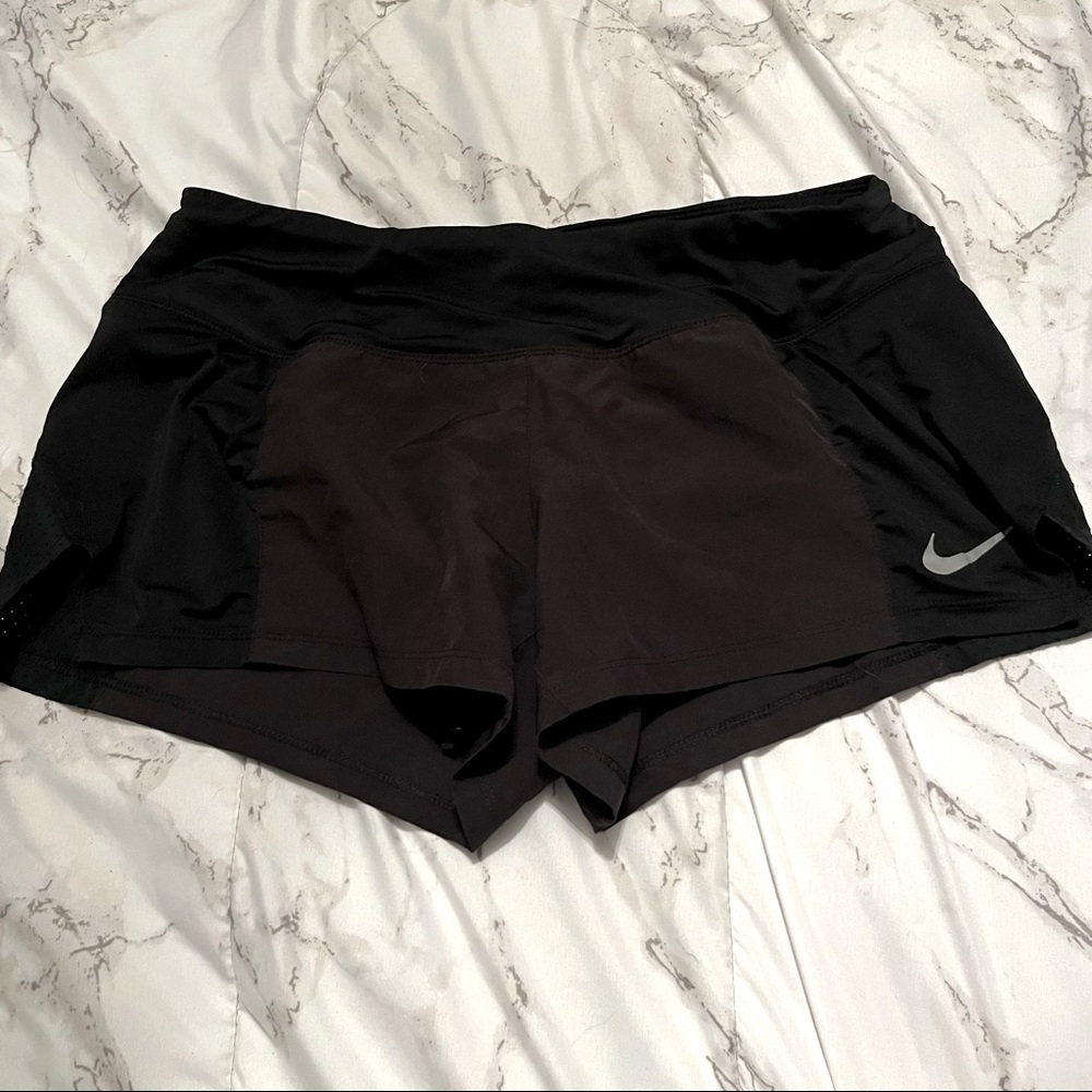 Nike black active shorts size S